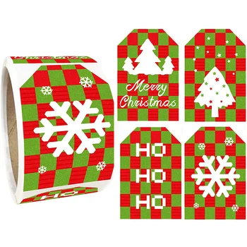  Vianočný Darček Značky Holiday Súčasnosti Nálepky 2x 3-Palcový - 250 Vianočné Značky Vianočný Stromček, Nálepky, Lepiace Štítky