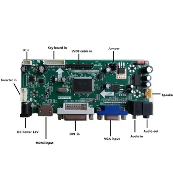  Držiak pre LP140WD1 Displej kompatibilný s HDMI LED monitor Radič rada pre zobrazenie Audio 1600X900 Panel 14