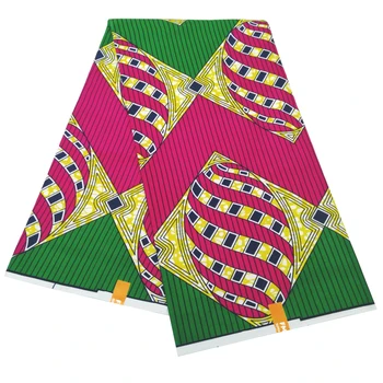  Polyester vosk textílie 2021 nových afrických vosk tlač textílie pre ženy odev 6yards afriky výtlačkov