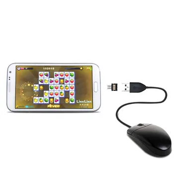  Mini Micro USB Konektor USB OTG Kábel USB OTG Adaptér pre Flash pre Samsung Android Tablet PC
