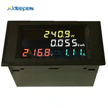  100A AC 80-300V LED Digitálny Voltmeter Ammeter AC 110V 220V Energie Napätie Prúd Meter Nabíjačku Tester Detektor Monitor