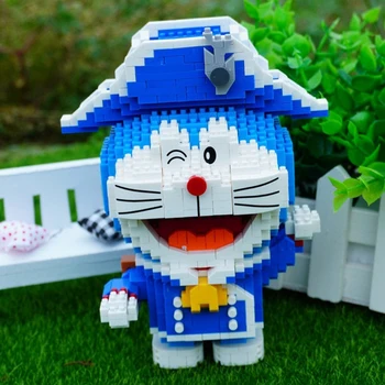  Balody 16135 Anime Doraemon Mačka Stavebné Bloky Robot Vojak Zvierat Pet Model DIY Mini Diamond Tehly Hračka pre Deti, Dieťa Darček