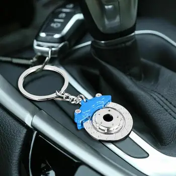  Auto Príslušenstvo Nový 3D Kovové Časti Brzdového kotúča Model Creative Auto Keychain Auto Kľúčenka Keyring Darček