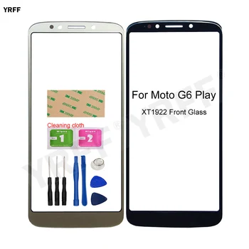  Pre Motorola Moto G6 Hrať XT1922 Predné Sklo Dotykový Panel (Nie dotykovú Obrazovku) 5.7