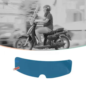  Motocykel Transparentné Tienidlo Film Odolnosť voči UV žiareniu Rainproof Anti-Fog Prilba Objektív Film Pre Motorky Prilby, Štít