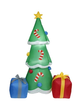  Nafukovacie Vianočný Stromček Obrovské Žiariace Vianočný Strom Dekorácie Prop Darček Pre Vnútorné Vonkajšie