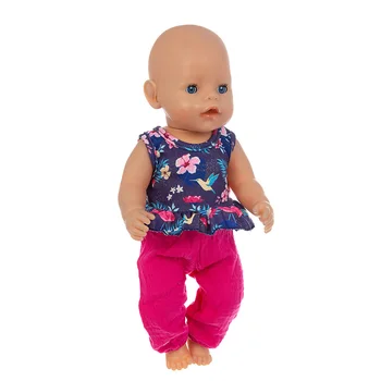  Meired Vyhovovali Doll Oblečenie vhodné 17 palcové 43 cm Bábiky Oblečenie Narodené Dieťa Oblek Pre Dieťa Narodeniny Fistival Darček