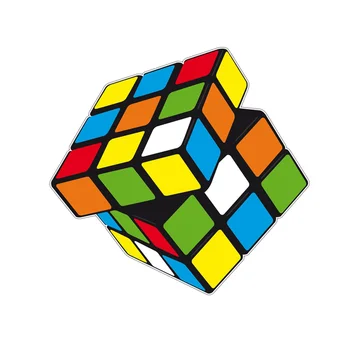  A-0840 Zábavné Rubiks Cube Graffiti Vysokej Kvality, Auto Nálepky, PVC Auto Nárazníka Dekorácie Príslušenstvo Kryt proti Poškriabaniu opaľovací Krém Odtlačkový