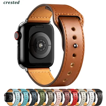  PU Kožené pútko Pre Apple hodinky kapela 44 mm 40 mm 42mm 38 mm 44 mm Smartwatch Príslušenstvo Šport náramok iWatch series 3 4 5 6 se