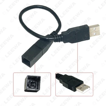  LEEWA autorádia 2.0 Port USB Zapojenie Kábla Adaptéra pre Toyota Camry Verso Lexus Mazda GS350 Audio Kábel USB #CA6760