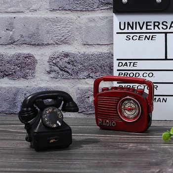  Kreatívne Nostalgické Retro Fotoaparát Phonograph Mini Živice Ozdoby Domov Obývacia Izba Víno Kabinet Dekorácie, Foto Rekvizity Dary Nové