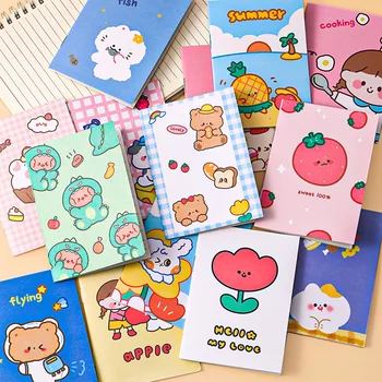  Kórejský Papiernictvo Malý Notebook Cartoon Poznámkový Blok Mäkkej Kópiu Materskej Školy Žiak Cenu Malý Darček