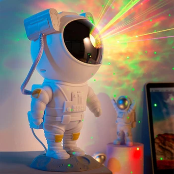  LED Galaxy Projektor Lampa Hviezdne Nebo Nočné Svetlo Astronaut Projekčnej Lampy Gypsophila Laserové Svetlo Deti Darček Domov Izba Dekor