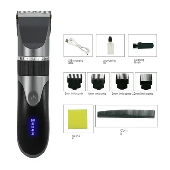  Prenosné hair clipper holič profesionálny USB nabíjateľné domácnosti elektrický holiaci strojček rýchle a ľahké