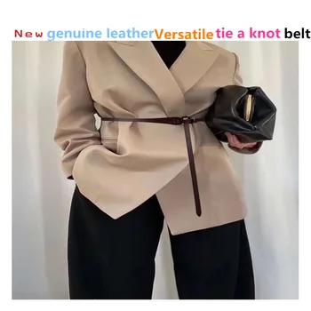  Nové žien pás luxusný dizajnérsky tvorivé pás jednoduchý zodpovedajúce šaty pásu