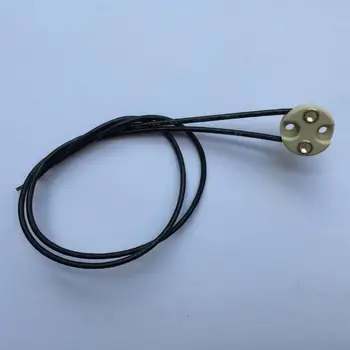  10pcs ,Nový, Originálny BW 830 lampholder halogénová žiarovka pätica,830 objímky čierny vodič,BW830