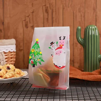  10pcs Snowflake Vianočný Stromček Santa Darčekové Tašky Veselé Vianočné Pečenie Balenie Vrece Cukroví Boxy Vianočné Dekorácie pre Domov Dary