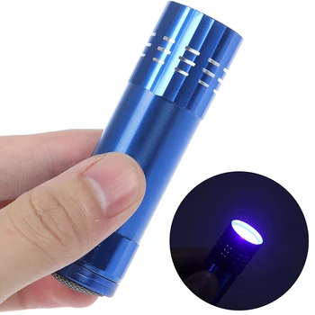  Nechty na Vlasy Mini LED Baterka UV Lampy Prenosné Nechtov Gél Rýchle Sušenie Manikúra Nástroj