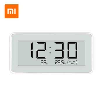  NOVÉ Xiao Mijia BT4.0 Bezdrôtový Inteligentné Elektrické Digitálne hodiny Vnútorné Vonkajšie Vlhkomer Teplomer LCD Teplota Meranie Nástroja