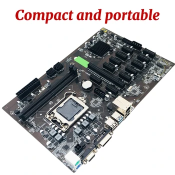  B250 BTC CPU Baník Doske DDR4 12 PCI-E Graf Kartu Podpory LGA 1151 GPU Cryptocurrency Ťažba BTC Doska