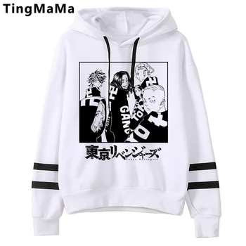  Kawaii Japonské Anime Tokio Revengers Hoodies Mužov Cartoon Sano Manjiro Grafické Streetweart Harajuku Unisex, Mikiny Muž