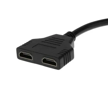 Kompatibilný s HDMI Splitter Kábel HD 1080P Video Switcher Adaptér 1 Vstup 2 Výstupný Port Hub X-box a PS3/4 DVD HDTV PC, Notebook, TELEVÍZOR