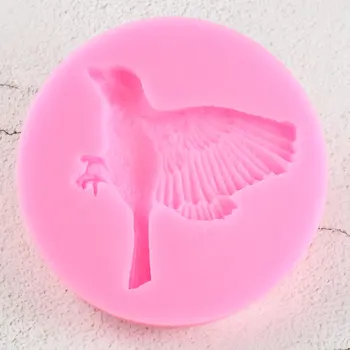  3D Vtákov Silikónové Formy DIY Koláč Piecť Čokoládové Cukrovinky Ílu Polyméru Šperky Formy Cupcake Vňaťou Fondant Cake Zdobenie Nástroje
