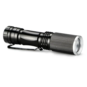  Mini Zoomovateľnom Ultra Svetlé 1000LM LED Baterka Pochodeň Sústrediť Svetlo Lampy svietidlo Turistika campingSailing Hliníkovej Zliatiny AA Penlight