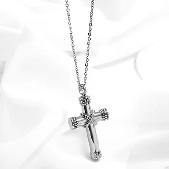  Pohreb Kremácie Cross Prívesok Urč Vysoko Kvalitného Kovu Používa na Popol Šperky Pamätné Náhrdelník Šperky