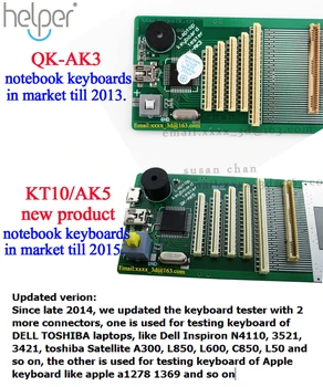  Nový Univerzálny Notebook Keyboard Tester testovanie zariadenia, obrábacie stroje pre viac ako 90% notebook keybaord AK-QK5