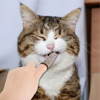  2 ks Prenosné Psa Fingerbrush Prst Dizajn Ústne Čistenie HPPE Starostlivosť o chrup Mačky Kefka Pet Mačky Mačiatko Príslušenstvo Produkty