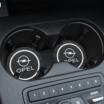  4PCS Auto Vody Pohár Držiak na Fľašu Anti-Slip Dráha Silica Gel Pre Opel Astra H J G, Vectra C, Corsa D Zafira B Insígnie Accessorie