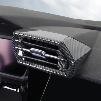  LHD! 4PCS Uhlíkových Vlákien Vytlačené Interiéru Predné klimatizácia Ventilačné Kryt Výbava pre Audi A3 8Y 2020 2021 2022 Príslušenstvo