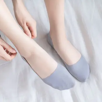  Ženy Móda Ponožky, Papuče 2021 Lete Nové Krátke Ponožky jednofarebné dámske kvalitné Neviditeľné Ponožky Žena kórejský Štýl Holka