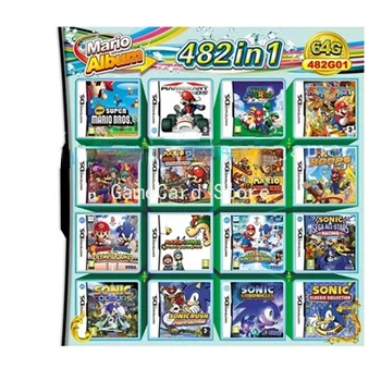  Super, Všetko v 1 Video Hry, Zostavovanie Kazety Karta pre Konzolu Nintendo NDS 2DS 3DS NDSL