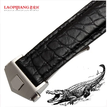  Laopijiang Autentické hodinky s alternatíva high-grade kože aligátora popruh dedičstva 19/20/22mm