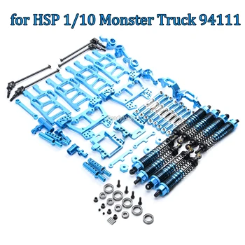  1:10 Neobmedzený RC Auto Kovové Upgrade Kit pre HSP 1/10 Monster Truck 94111 94108 102011 102010 102012 106017 108019 108022 108004