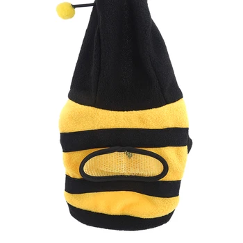  Pet Hoodie Oblečenie Roztomilý Fantázie Šteňa Oblečenie Kostým Mačka Kabát Oblečenie Bee Štýl Profesionálne Domáce Zvieratá Handričkou