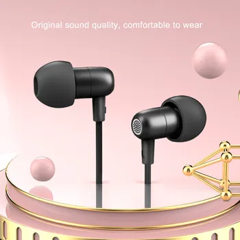  Xiao NOVÉ 1,2 m Univerzálny 3,5 mm In-Ear Stereo Slúchadlá Slúchadlá Basy Stereo Dĺžka Kábla Pre Mobilný Telefón