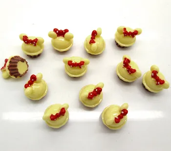  20Pcs Zmiešané Tortu Cands Živice Popsicle Dekorácie Remesiel Korálky Rám Flatback Cabochon Zápisník DIY Zdobením Príslušenstvo