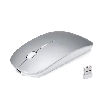  2.4 G Wireless Mouse Fotoelektrické Nabíjateľná Tichý Myš pre Apple Lenovo ASUS Notebook Office
