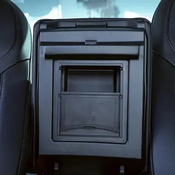  Čierna Farba Skrytý Úložný Box vhodný pre Tesla Model 3 Y stredovej Konzoly Organizátor Zásobník lakťová opierka
