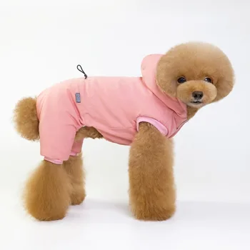  Psie Oblečenie pre Malé Psy Bavlna Teplé Oblečenie pre Chihuahua Hrubý Kabát pre Šteňa, francúzsky Buldog Jumpsuit Psa Kostým