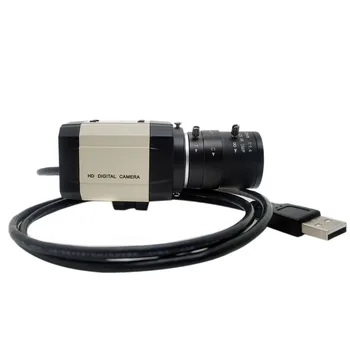  Mini Priemyselných USB Camera HD 720P USB Kameru CCTV 5-50mm 2.8-12 mm 6-60mm Príručka Varifokálny Objektív Pre Laptop PC ,Živé Vysielanie