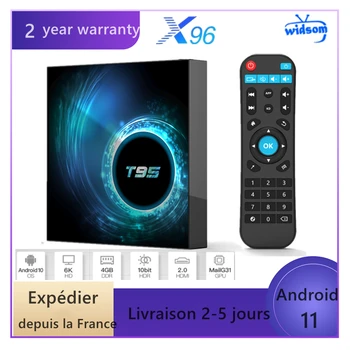  T95 IPTV Box Smart TV Box Android TV 10.0 5G 4G 32 G 64 G 4k M3u Smart Ip Tv Set-Top Box IP Tv Francais Loď Z Francúzska
