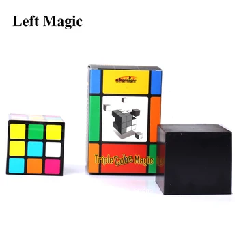  Triple Diko Kocka Kúzla Irelia Magic Set Ilúzie Magic Cube Zmizne Zblízka Fáze Street Magic Rekvizity Trik