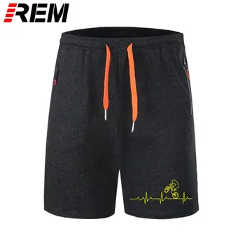  REM X-Hry, Bicykle Tep krátke nohavice Vlastné Krátkym Rukávom Pre Mužov Hip Hop Značky Bavlnené nohavičky