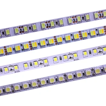  DC12V 24V 5M 2835 5730 5050 60/120/240/480LEDs/m RGB LED Pásy RGBW RGBWW biela RGB LED Svetelných Pásov Flexibilné Pásky