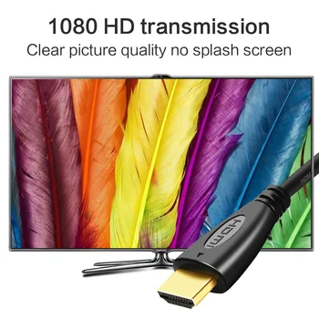  FSU 0,5 m 1m 1,5 m 2m 3m 5m 8m 10m 12m 15m 20m Kábel HDMI pozlátené Male hdmi splitter 1.4 1080P 3D Kábel pre HDTV
