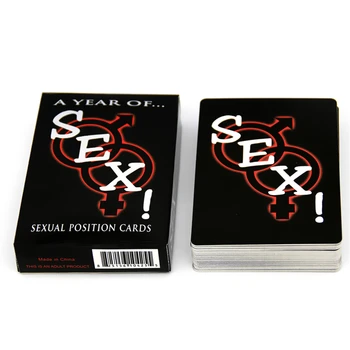  50pcs Sex Karty Spálňa Príkazy Možné Sexuálne Pozície Hrá Rok Sexu pre Dospelých Sexy Hry, Karty, Sety pre Pár